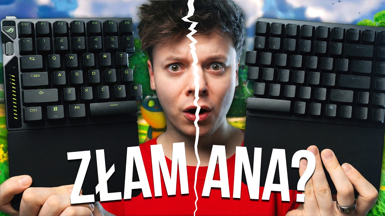 POŁAMANA KLAWIATURA ZA 1700 ZŁ? 😵‍💫 Recenzja ASUS ROG FALCATA