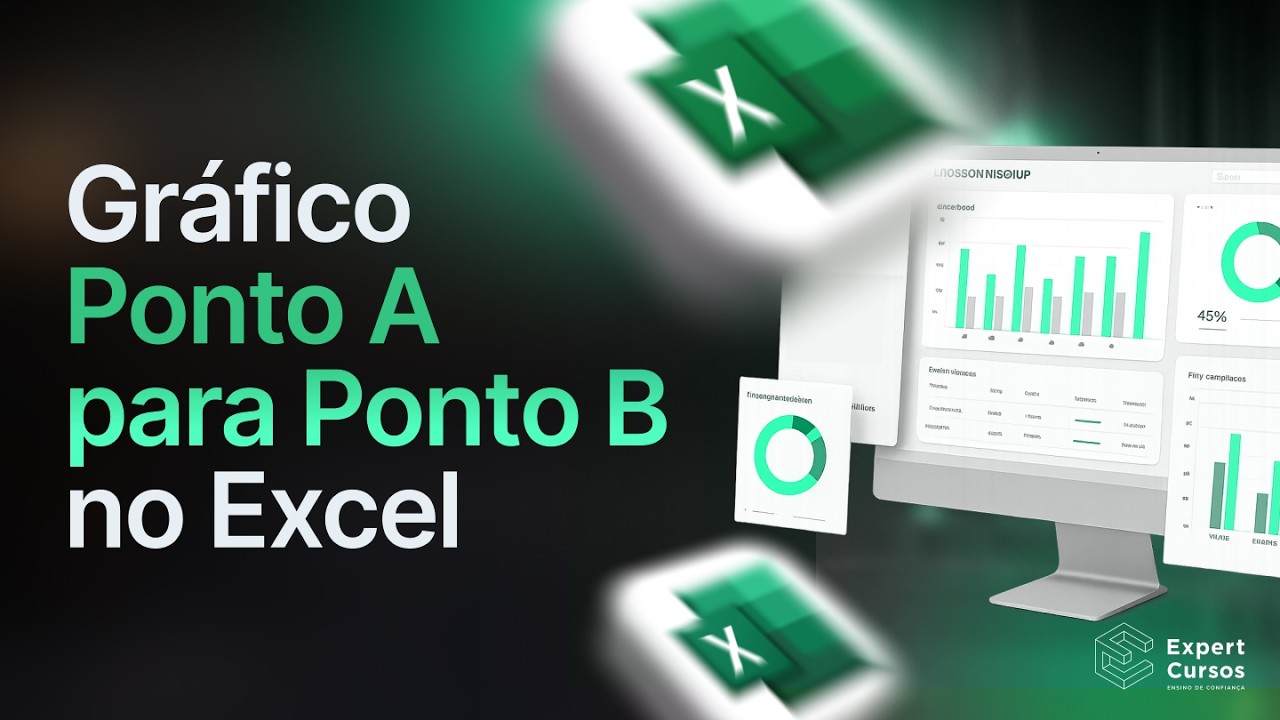 Gráfico Ponto A para Ponto B no Excel