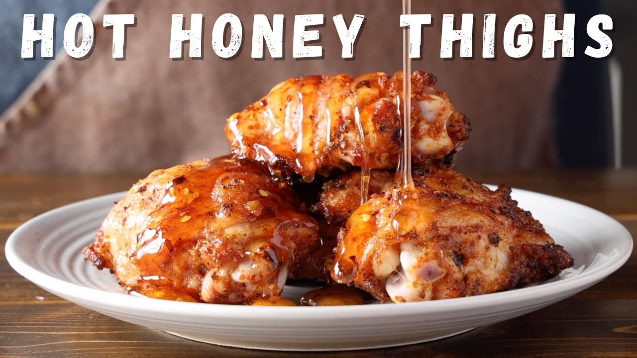 Hot Honey Grilled Chicken Thighs | Sweet & Spicy Grilled Chicken Recipe
