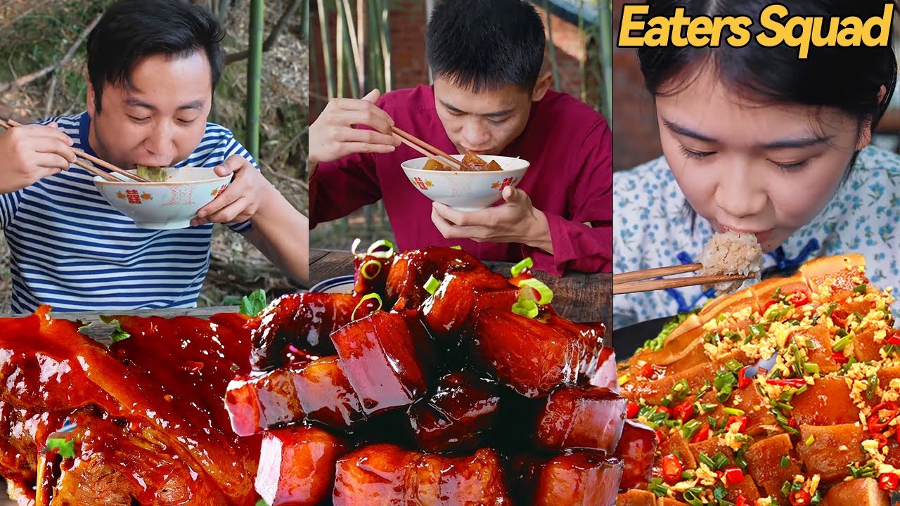 Blind box eating braised pork Me food blind box 2 eating spicy food and funny pranks