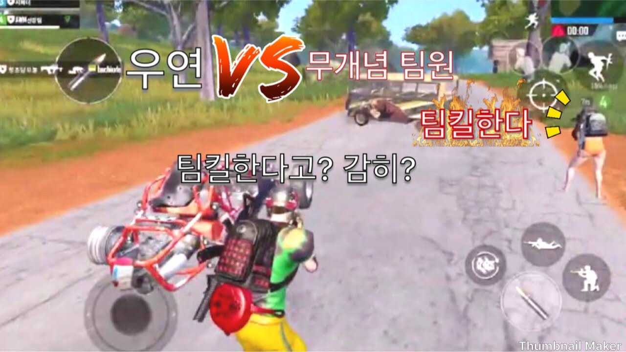 팀킬할려고 하는 팀원 참교육 [모배]