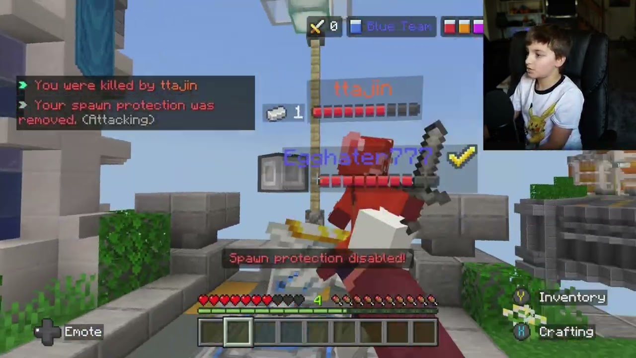 Играю в Bedwars с моим другом NEB