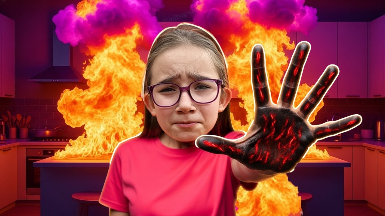 Mutfakta Yangın Çıktı!! Zeynep Zümra Yangından Kaçış!! Mutfak Alevler İçinde Yandı!!