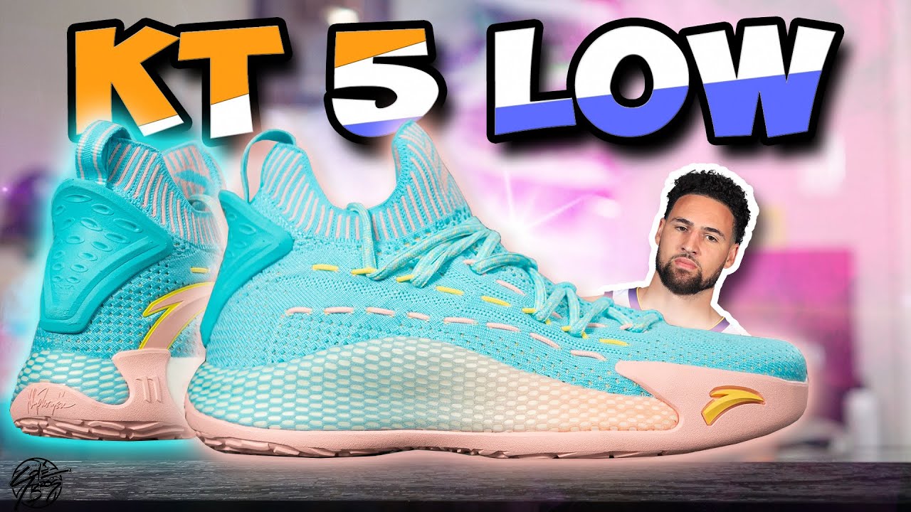 Klay Thompson Shoe Anta KT 5 LOW First Impressions! Nice KNIT But ONLY $110?!