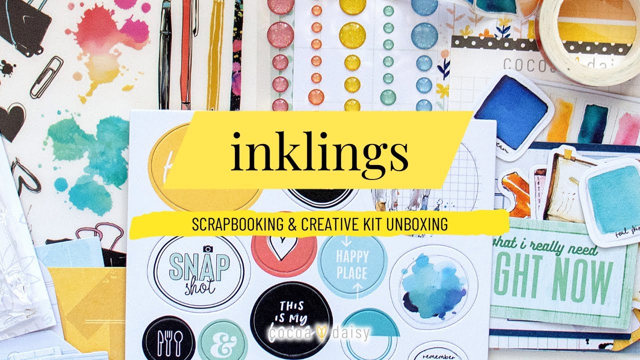 What's inside the February 2026 Inklings Scrapbooking and Creative Kits?