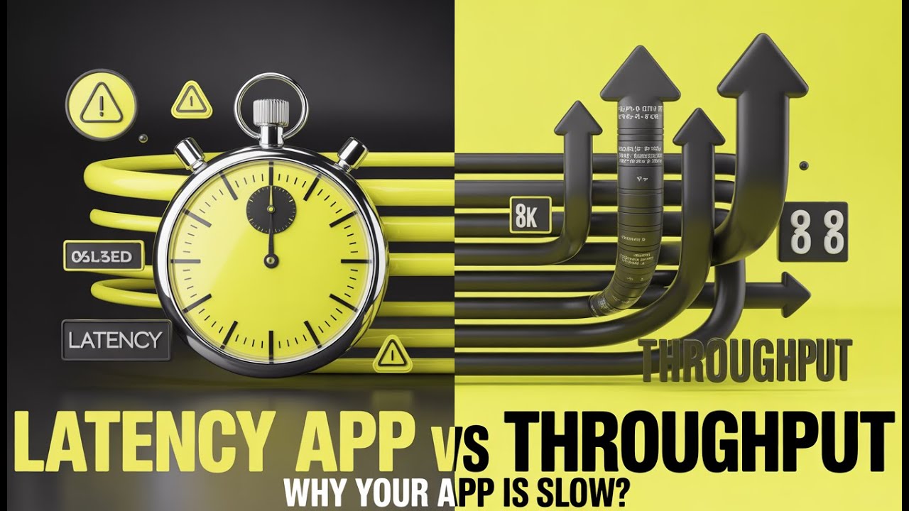 Why Your App Is Slow: Latency vs Throughput Explained | System Design | Day - 32