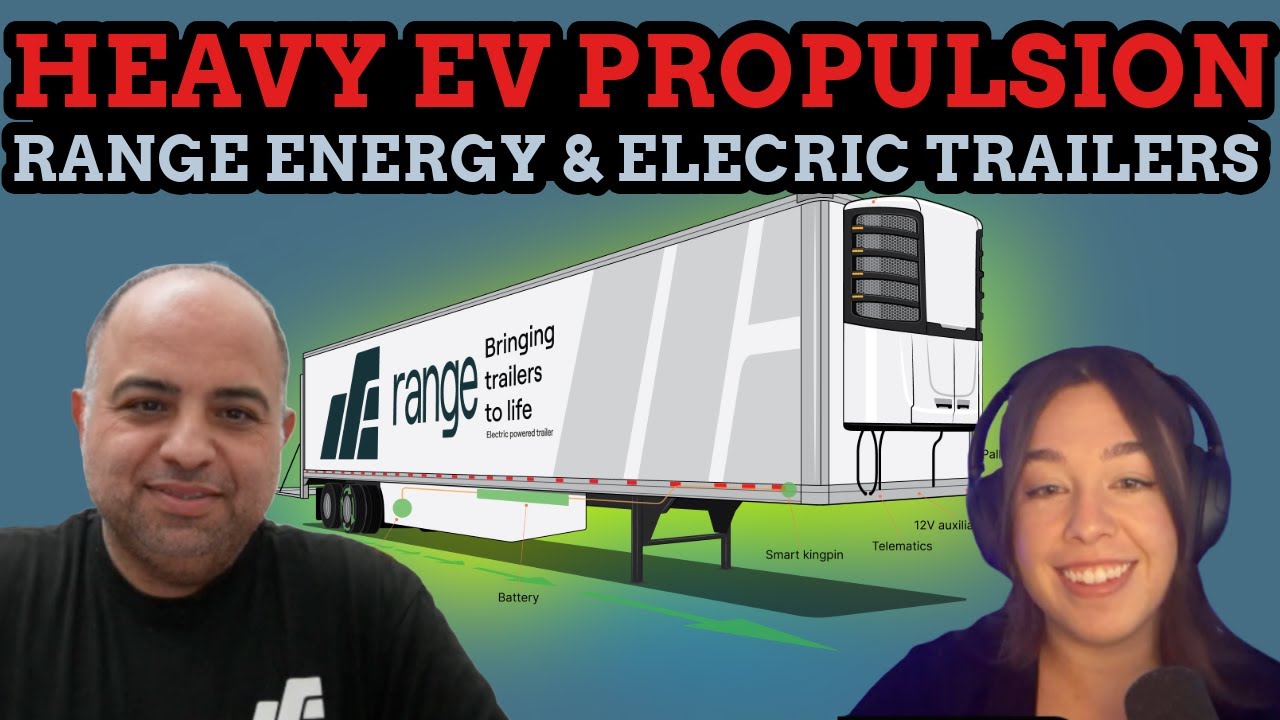 This Trailer Is Perfect For EV Semi Trucks! E Power Assistance For More Range, Stability, & More