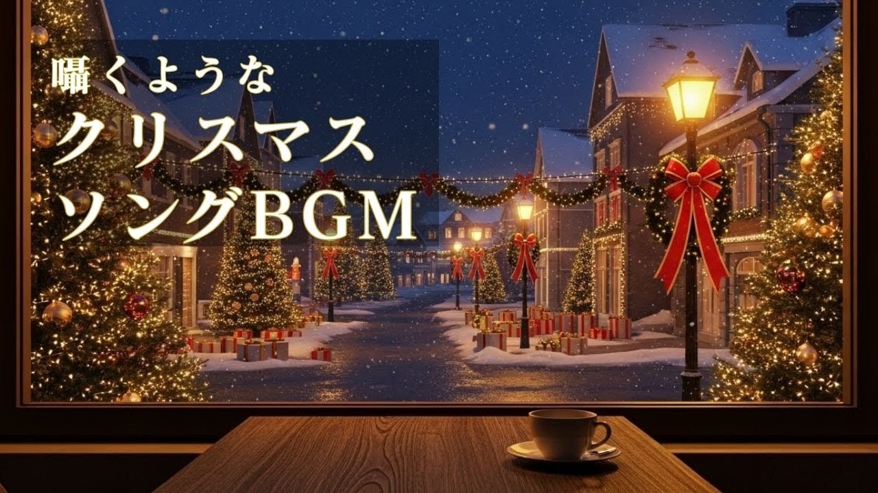 雪夜に溶けるウィスパークリスマス｜静かな女性ボーカルで聴くピアノクリスマスソング【癒し・夜・3時間BGM】