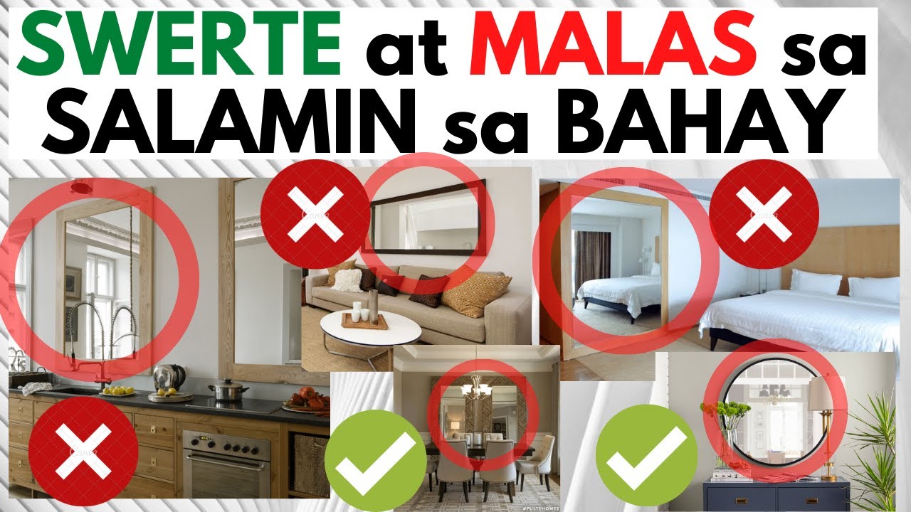 🪞 Swerte at MALAS na pwesto ng SALAMIN sa BAHAY | Tama at Magandang Pwesto | FENG SHUI