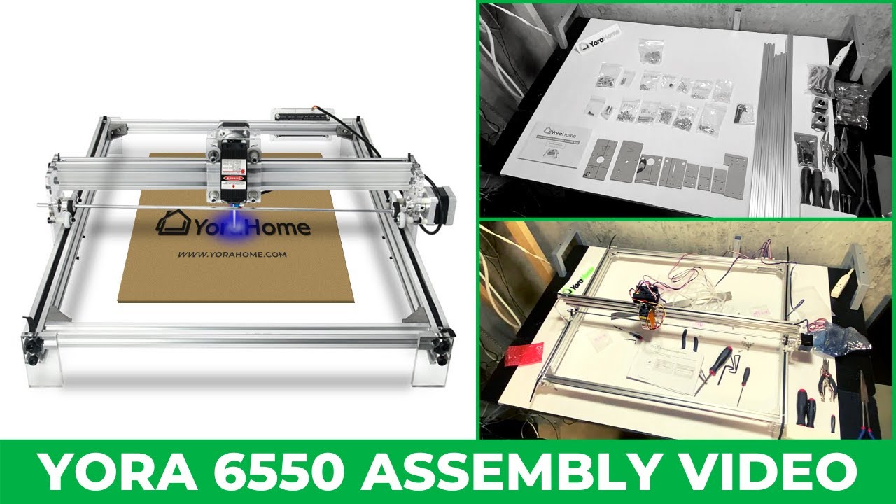 How To Assemble The YoraHome CNC Laser Engraving Machine 6550