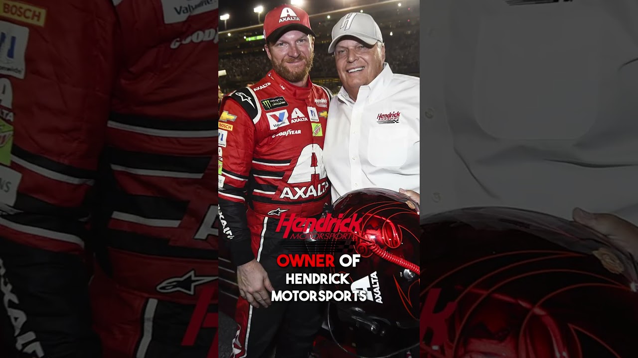 Rick Hendrick helped Dale Jr at the Daytona 500.