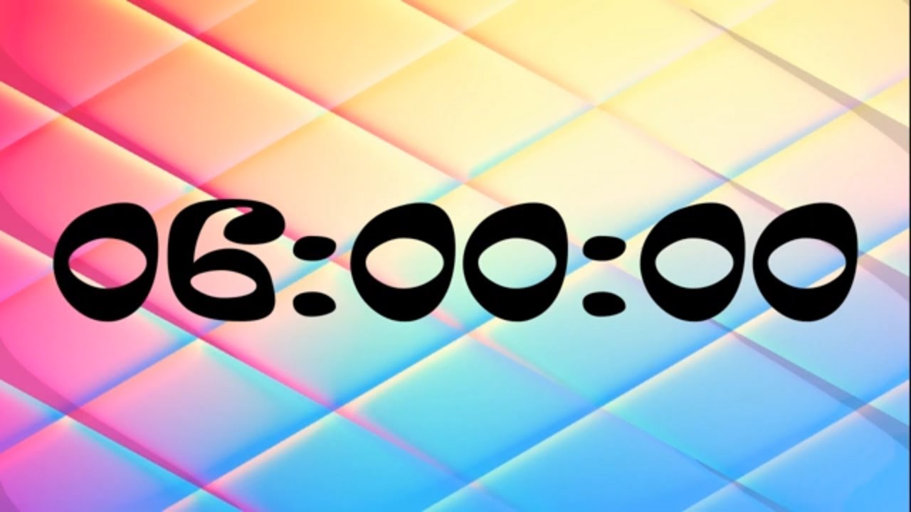 6 Hour Timer | 360 Minute Timer | 360 Minute Countdown with Music