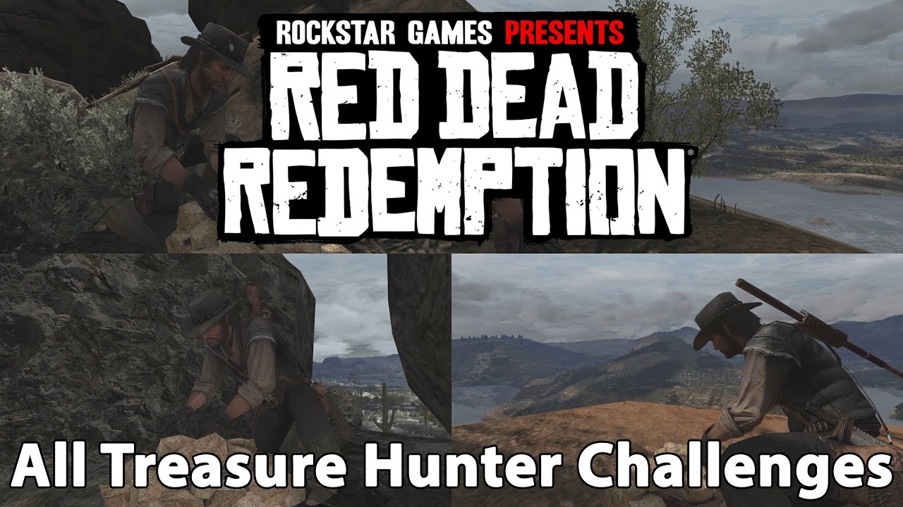 Все испытания охотника за сокровищами в Red Dead Redemption.