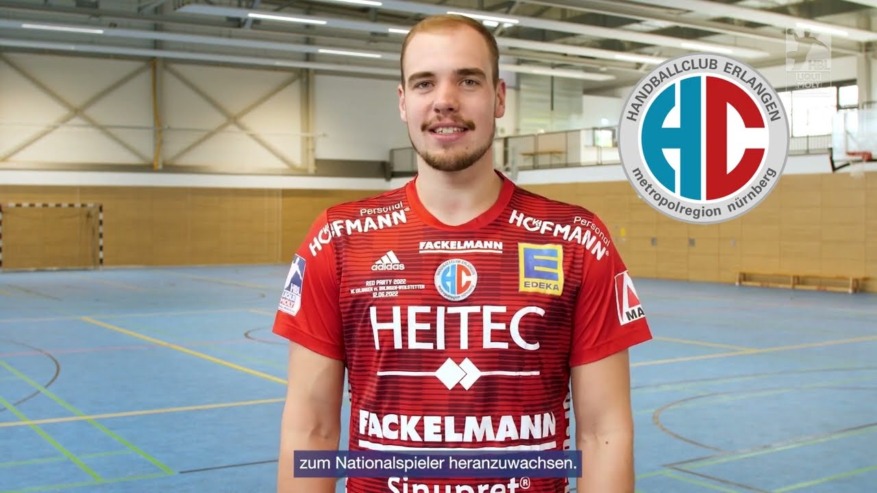 Trikottausch mit Tim Zechel (HC Erlangen)