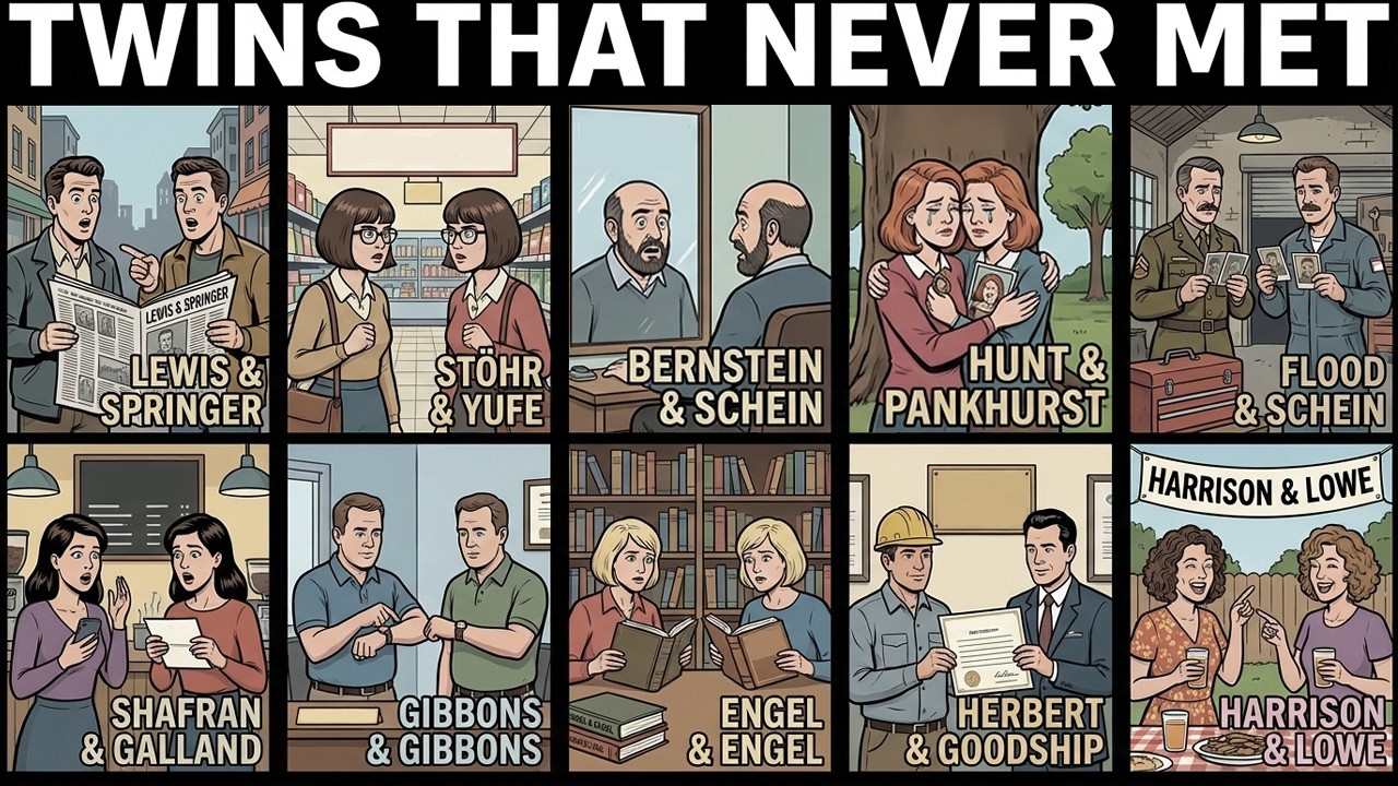 10 Twins Separated At Birth Who Lived Identical Lives Without Ever Meeting