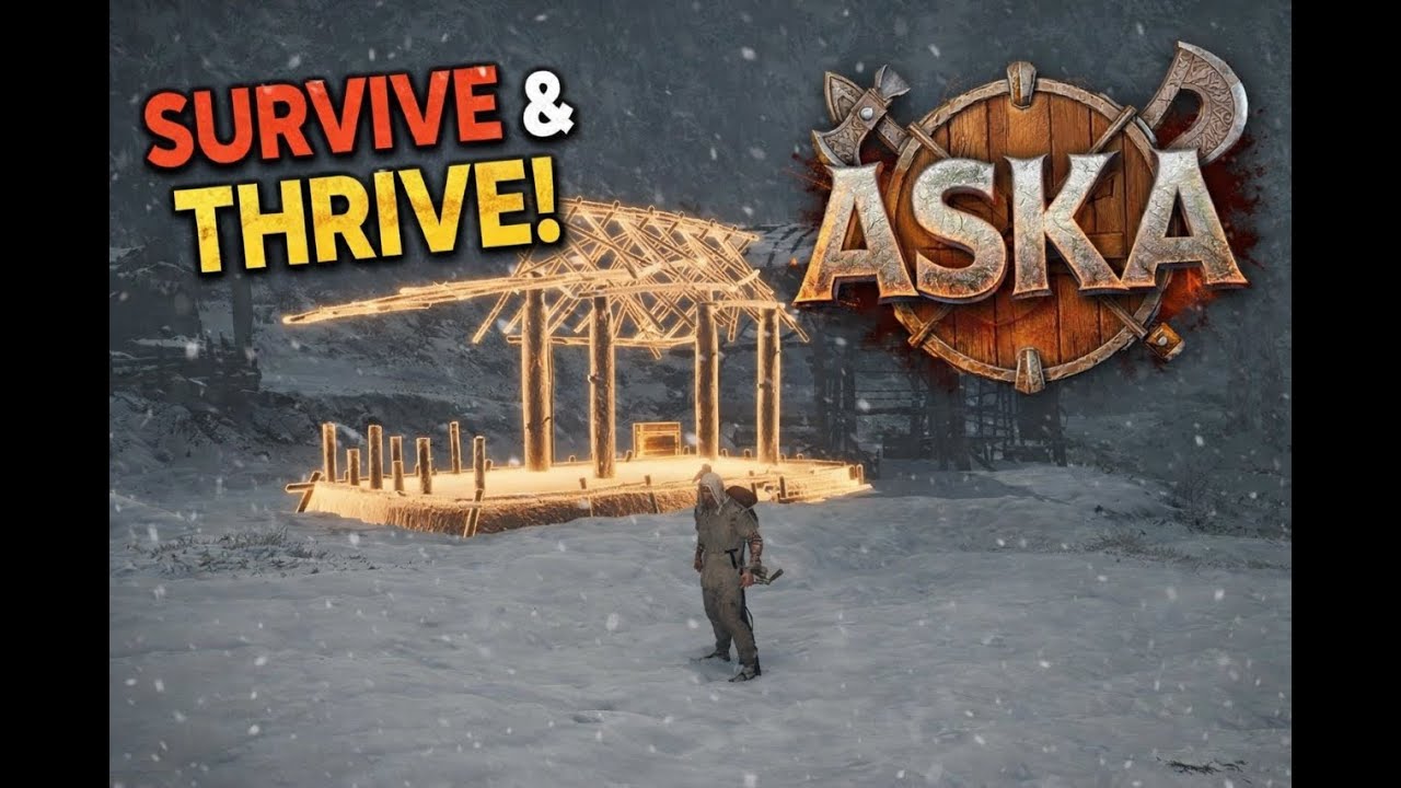 ASKA Gameplay Deutsch #Folge 8 – Winterzeit in Aska