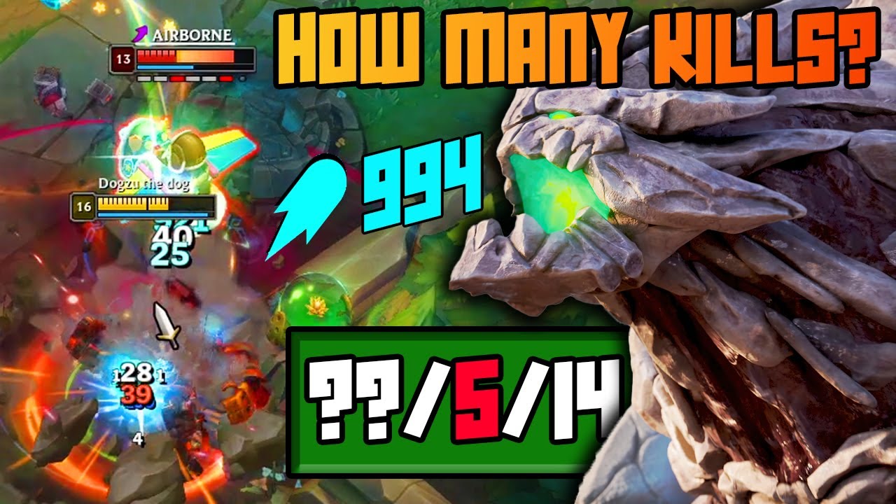 HOW MANY KILLS CAN 1000 AP MALPHITE GET ??? (GUESS IN COMMENT BEFORE WATCHING)