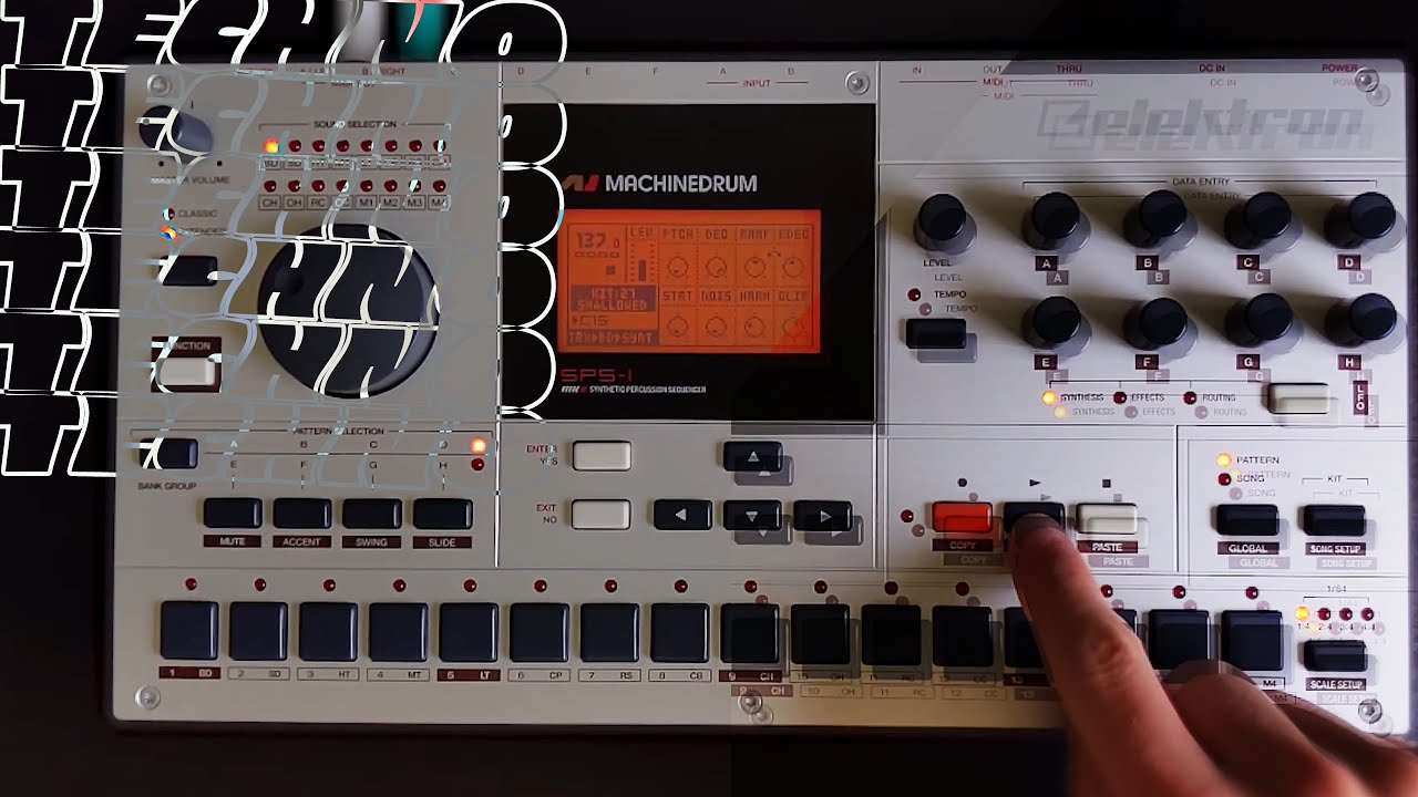 Deep Techno/House Jamming on the Elektron Machinedrum