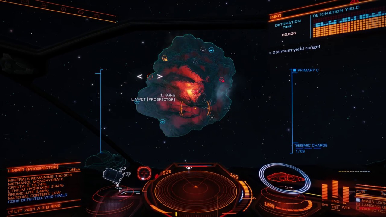 Elite Dangerous Обучение по добыче опалов пустоты (Void Opal)
