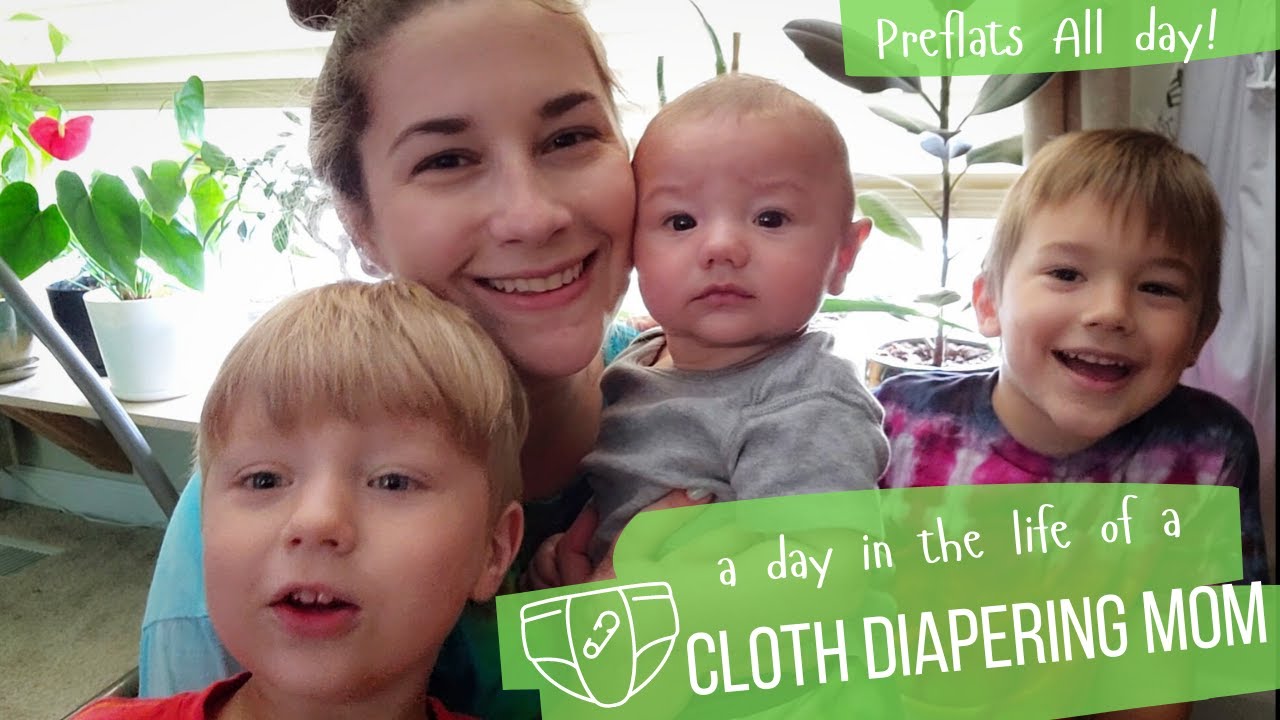A Day in the Life of a Cloth Diapering Mom | Preflats | Noble Bebe, Hippie Bums, Fruit of the Womb
