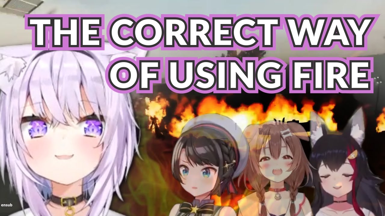 Don't give Okayu the gasoline (ft. Subaru, Mio, Korone)