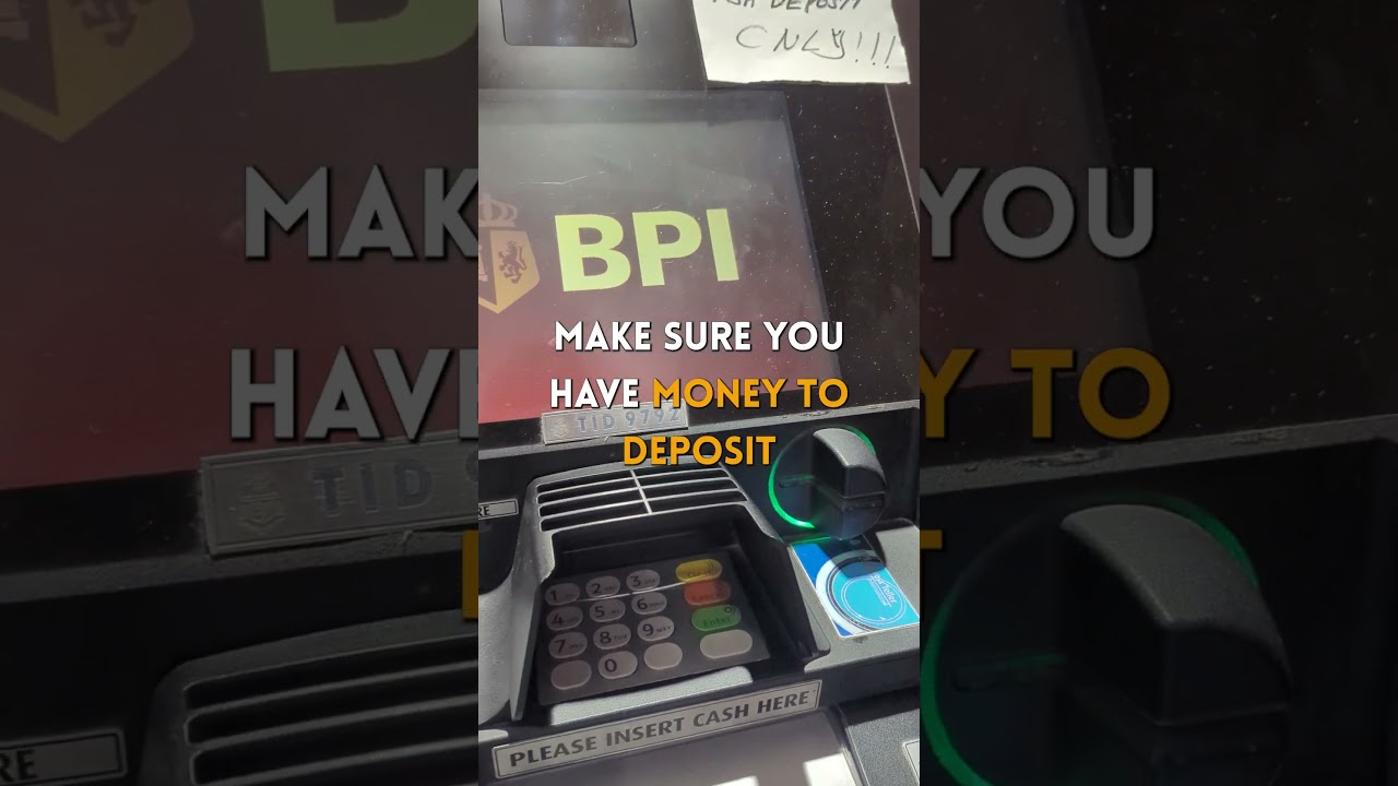 SKIP the LINES when depositing at BPI