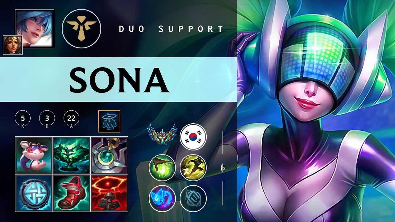 Sona Support vs Braum - KR Challenger Patch 26.05