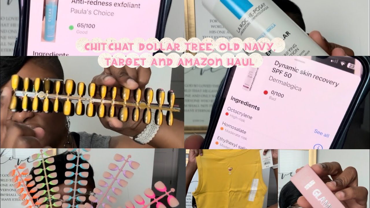 Chitchat Dollar Tree, Old Navy, Target and Amazon Haul