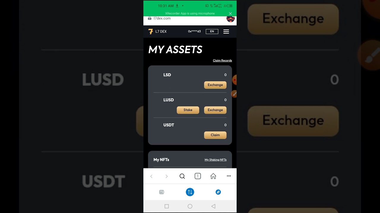 L7 DEX - How to Stake NFT to earn 1.5% reward daily