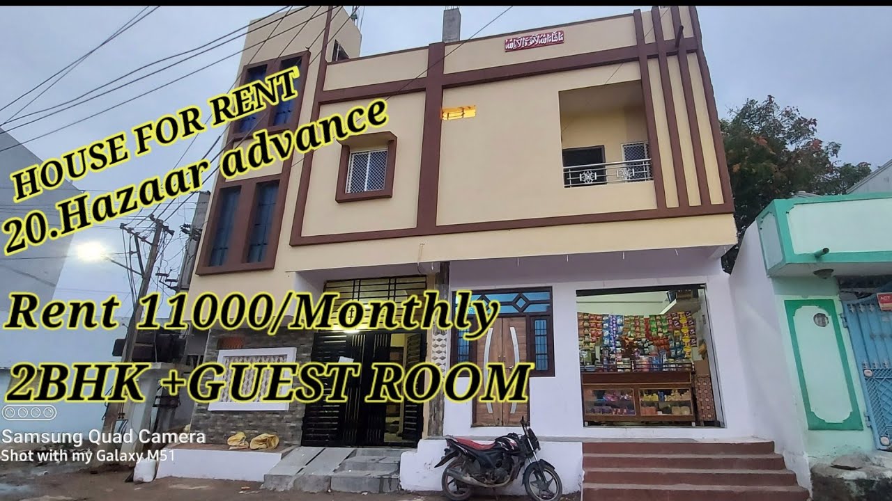 HOUSE FOR RENT: NEW HOUSE 2BHK +GUEST ROOM NOORI NAGAR BANDLAGUDA HYD