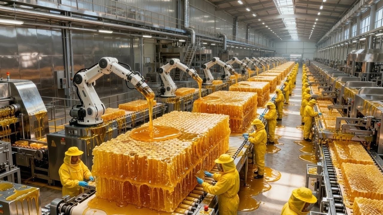 Inside the Honey Bee Factory | From natural bees wax to Candles and lip balm