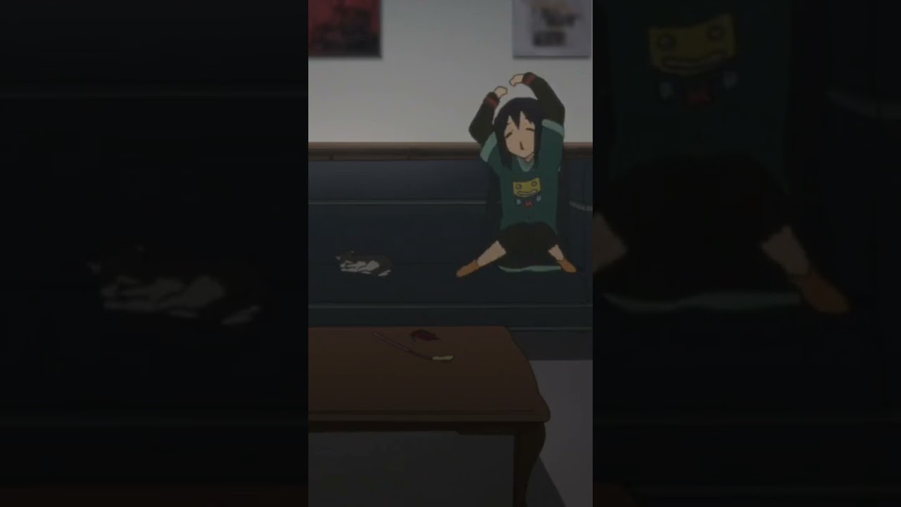 K-on - azusa and the cat
