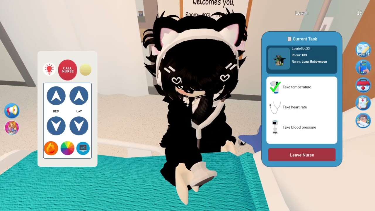 Maple Hospital Roblox while friend on VR headset