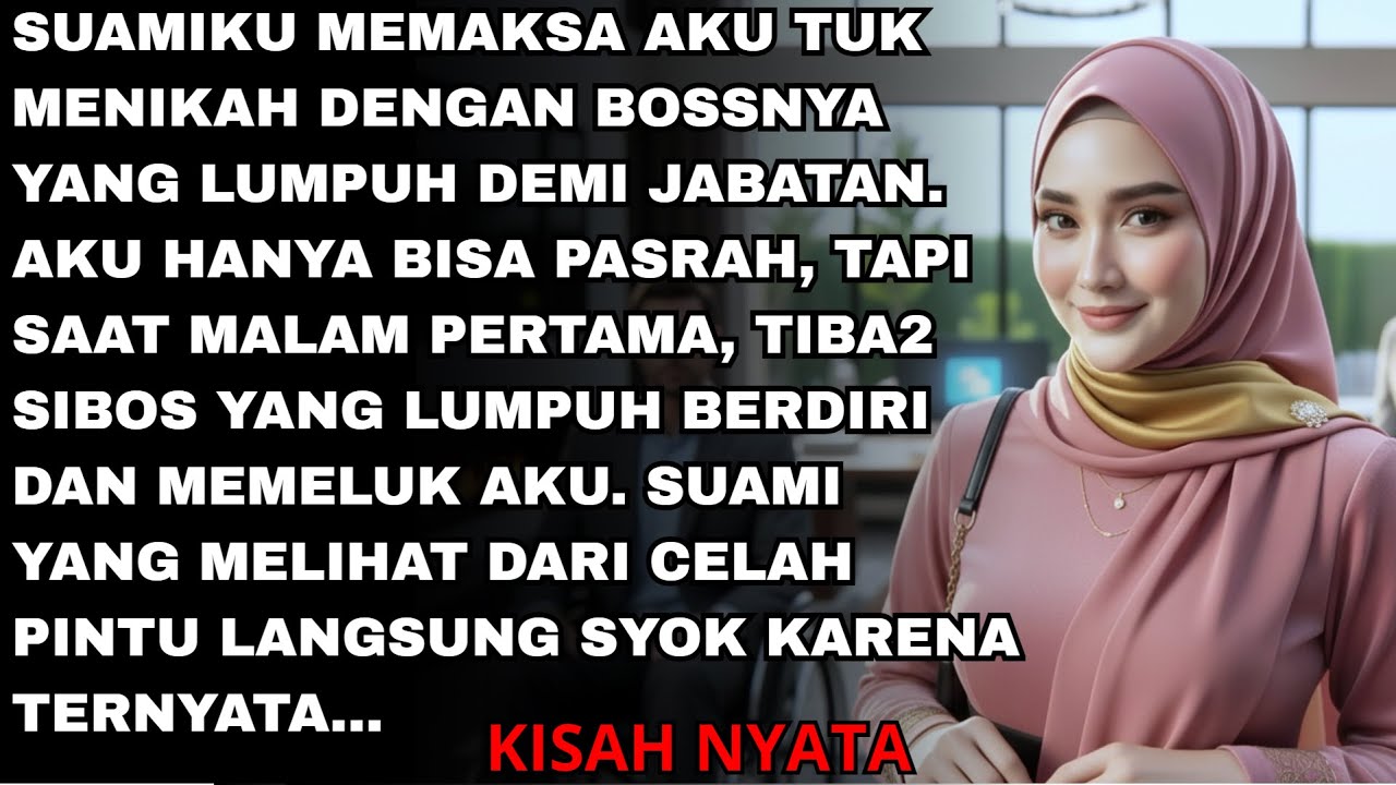 AKU DIPAKSA MENIKAH DENGAN BOS SUAMI DEMI JABATANNYA - TAPI DIA SYOK KETIKA MALAM PERTAMA BOSNYA...