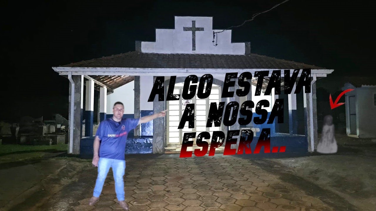 APARIÇÃO REAL DE ENTIDADE CAUSAR TERROR NA EQUIPE EM CEMITÉRIO