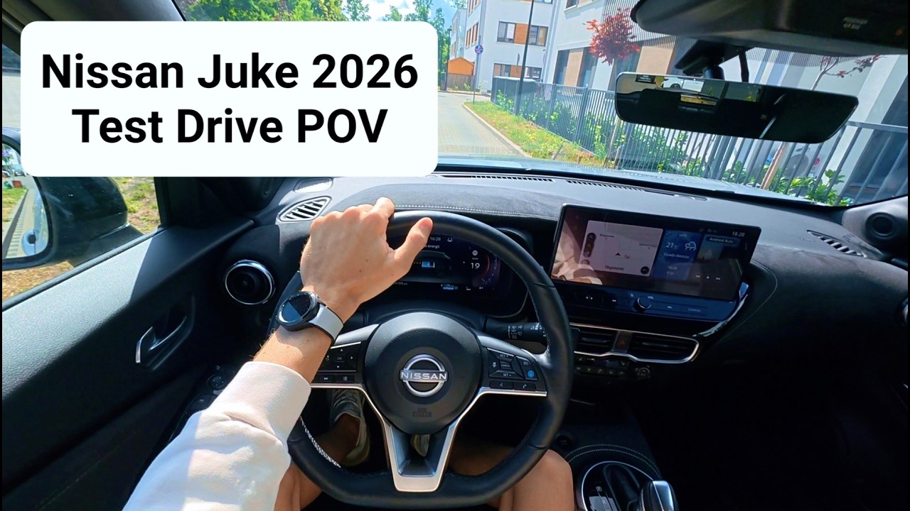Nissan Juke 2026 / 1.6 Hybrid 143 HP / POV Test Drive