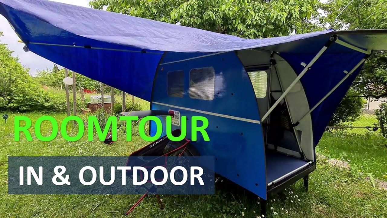 Fahrradwohnwagen Roomtour In & Outdoor
