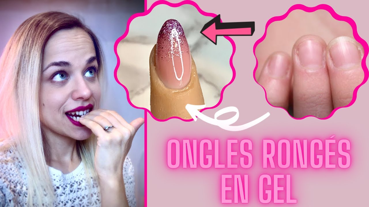 FORMATION GRATUITE : RALLONGER DES ONGLES RONGÉS AU GEL UV SIMPLE ET RAPIDE 💗💗 ⎮ TUTO SUPER FACILE