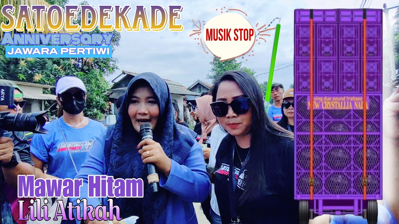 Viral Rame‼️ Mawar Hitam Vocal Lili New Crystallia Nada Live Anniversary Pertiwi Panyindangan Kulon
