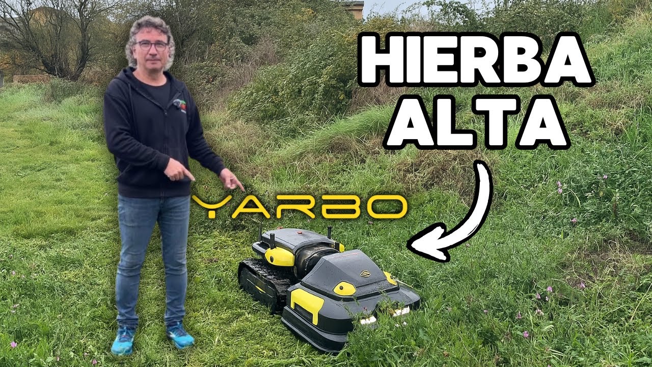Cortando Hierba Alta con el Yarbo Módulo Cortacésped PRO | ¿Trabajará debajo de los Árboles?