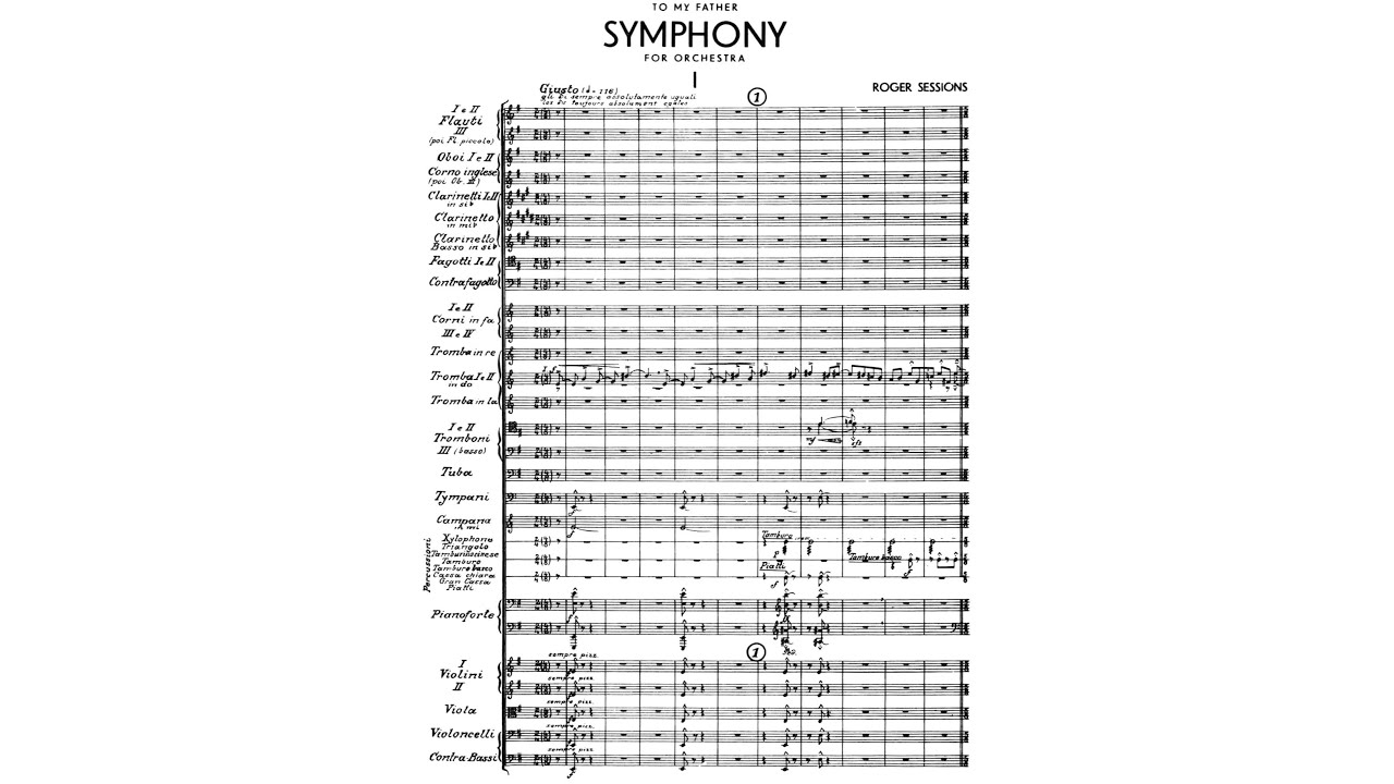 Roger Sessions - Symphony No. 1 in E Minor