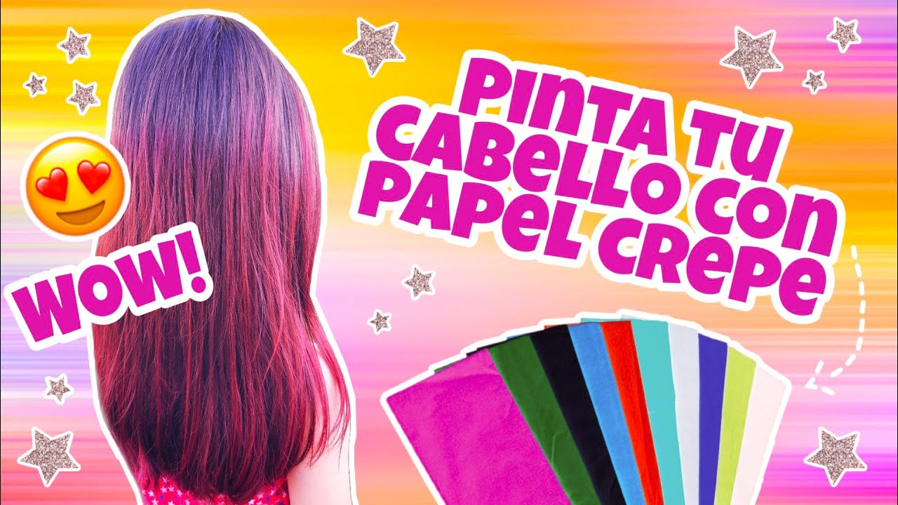 CABELLO DE COLOR FANTASÍA PARA NIÑAS / FÁCIL Y ECONÓMICO 😍👌