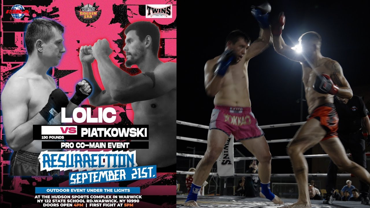 David Piatkowski vs Adel Lolic: Golden Era Muay Thai Championship 7 Resurrection