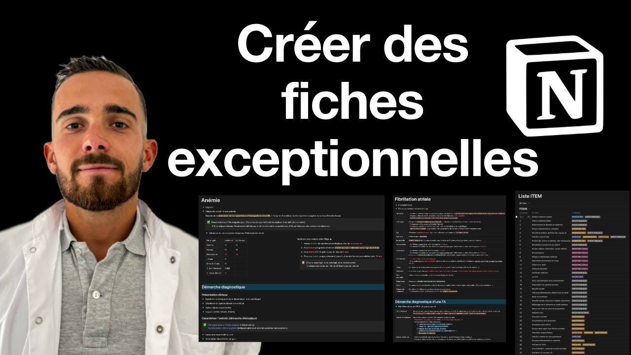 Tutoriel Notion Complet pour étudiants en médecine 👨‍⚕️