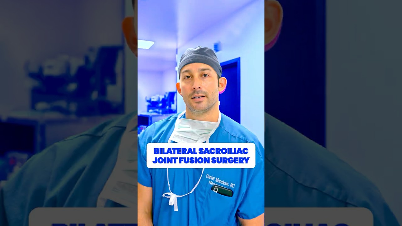 Bilateral Sacroiliac Joint Fusion Surgery #surgeon #doctor