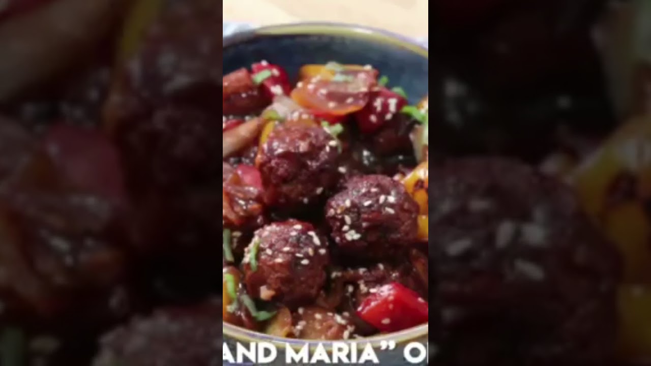 EASY SWEET AND SOUR TOFU BALLS (VEGAN) | Full Video Link in the Comment Section👇 #shorts