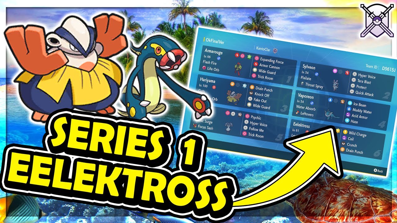 SERIES 1 EELEKTROSS TEAM | VGC 2023 | Pokémon Scarlet & Violet - Pokesports