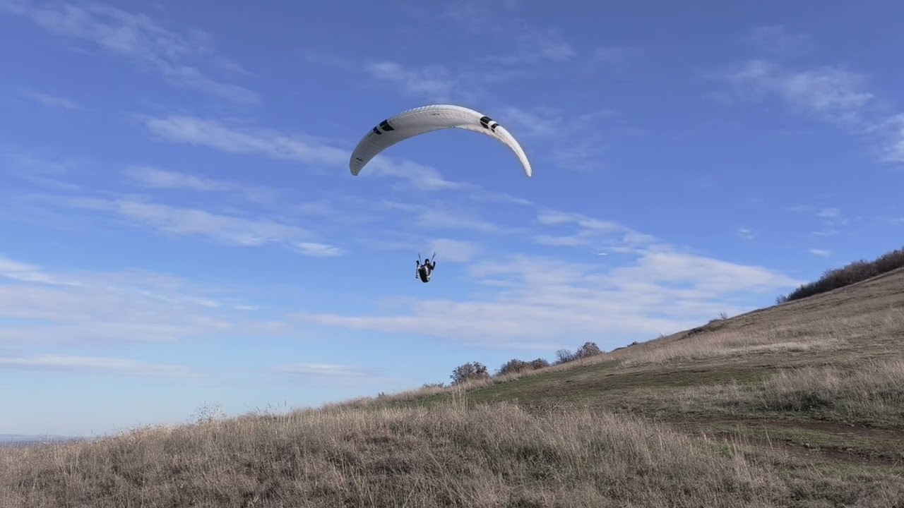26.01.09 paragliding clear sky