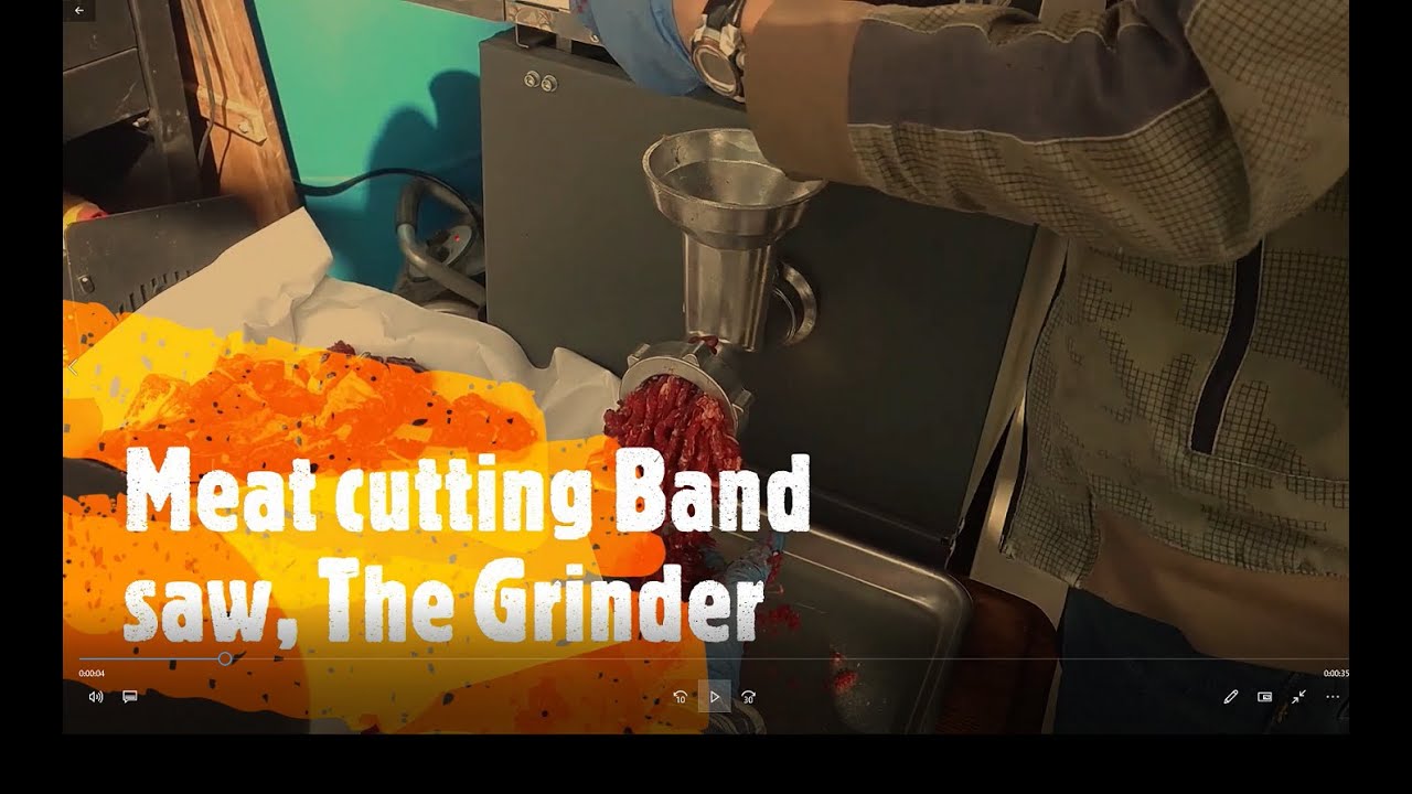 Meat cutting Band saw    The Meat Grinder