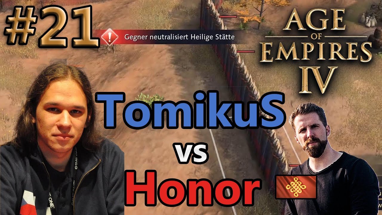 Age of Empires IV - Replay-Cast #21 - TomikuS (Engländer) vs Bonjwa.Honor (Chinesen) [Deutsch]